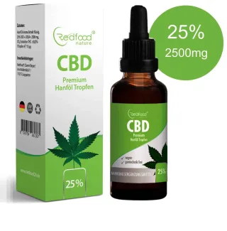 CBD ÖL 25 % Vollspektrum Hanf Öl 10ml