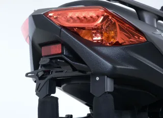 R&amp;G Kennzeichenhalter Heckumbau Yamaha X-Max 300 Bj. 2017-2022 eintragungsfrei