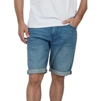 TOM TAILOR Jeansshorts Herren Shorts Josh Regular Slim Fit Bermudashorts mit Stretch
