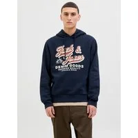 Jack & Jones Kapuzensweatshirt JJELOGO SWEAT HOOD 2 COL 25/26 NOOS mit stylischem Print