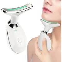 feinlux Gesichtsmassagegerät Gesichtsmassagegerät Gegen Falten Elektrisch mit 3 Modi, Packung, 45℃ Gesichtsmassagegerät Vibration, Anti Aging Gesicht für Hautstraffung & Lifting