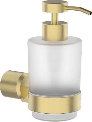 Neuesbad Serie 200 Seifenspender zur Wandmontage, Gold gebürstet NB1DEADAR4211