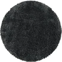 Carpettex Hochflor-Teppich Unicolor - Einfarbig, Rund, Höhe: 30 mm, Teppich Wohnzimmer Einfarbig Shaggy verschidene farben und größen