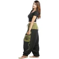 SIMANDRA Haremshose Simandra Damen Freizeithose (1-tlg., mit Bindeband) Aladinhose Goa