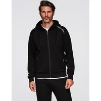 OMBRE Sweatjacke Herren-Sweatjacke mit Stehkragen und Kapuze