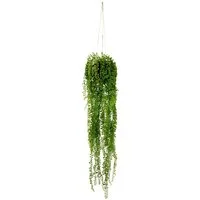 Kunstpflanze Seneciohänger, I.GE.A., Höhe 75 cm, Mit Hängeampel