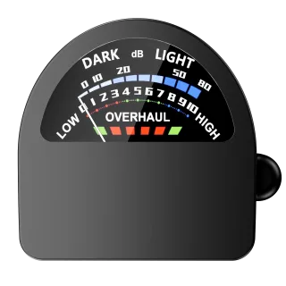 Field strength meter,High Sensitivity Leak Detector Sound Frequency Pointer Detection Strength Scale Water Leak Detectio