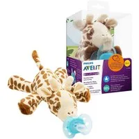 Philips AVENT Puppen Schnuller Philips Avent SCF348/11 Snuggle Giraffe, 0-6 Monate, (1-tlg)