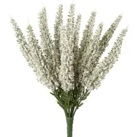 Kunstblume Kunstblume, Erika, Erikabusch, Heidekraut. ca. 26 cm WEISS, Gasper