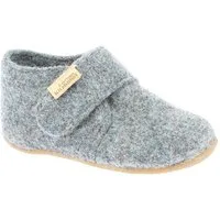 Living Kitzbühel Klettschuh Filz (Wolle) Unifarben grau Kleinkinder (20-26) Hausschuh