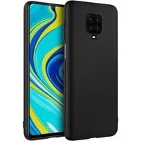 CoolGadget Handyhülle Handy Schutzhülle für Xiaomi Redmi Note 9 Pro / 9S matt schwarz 6,67 Zoll, Silikon TPU Hülle Schutz Tasche Cover schlicht Slim Case