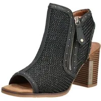 Mustang Shoes Mustang Shoes Sandalen Lederimitat/Textil High-Heel-Sandalette
