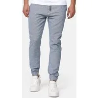 Indicode Leinenhose Herren Blnda Sommerhose Leinen Herrenhose samt dekorativem Gürtel aus Kordeln