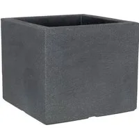Geli Pflanzkübel Geli Pflanztopf Kubus 40 x 40 x 34 cm anthrazit