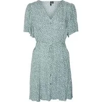 Vero Moda Blusenkleid VMAlba (1-tlg) Drapiert/gerafft
