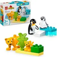 LEGO® Wildtier-Familien: Pinguine und Löwen (10442), LEGO DUPLO Town Konstruktionsspielsteine, (10 St), Made in Europe