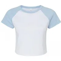 Bella + Canvas Rundhalsshirt Women´s Micro Rib Raglan Baby Tee T-Shirt Damen