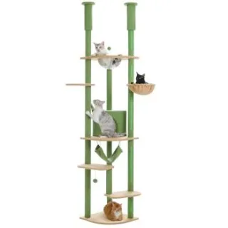 Pawz Road Deckenhoch Kratzbaum Luxus grün