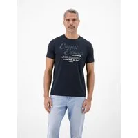 LERROS T-Shirt T-Shirt aus 100 % Baumwolle mit Brustprint