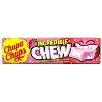 Chupa Chups Süßigkeit, Chupa Chups Incredible Chew Kaubonbons mit Erdbeergeschmack 45g