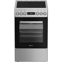 BAUKNECHT Elektro-Standherd B5V8LMX, Hydrolyse, Heißluftbackofen mit 8 Funktionen und Hydrolyse-Reinigungsfunktion