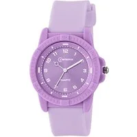 K&L Wall Art Quarzuhr Analoge Armbanduhr für Jugendliche Metallic Uhr Jungen Mädchen, Metall Zifferblatt, Silikonarmband