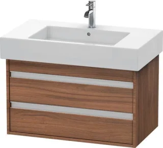 Duravit Ketho Waschtischunterbau wandhängend Nussbaum Matt 800x455x480 mm - KT664007979 KT664007979