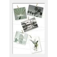 The Wall - the art of framing AG Bilderrahmen Fotohalter Multi Mini Clip weiß 40 x 50 cm
