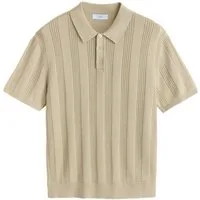 Next Poloshirt Regular Fit Poloshirt aus Strick, Pointelle (1-tlg)