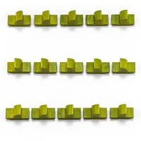 Waldfelsen Spiel – Holz-Figuren Spielfiguren Ersatz passend für Die Siedler von Catan, Spielmaterial, Verschiedene Farben