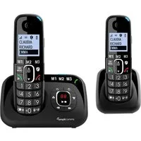 Amplicomms Amplicomms BigTel 1582 DECT-Mobilteil Freisprechen, für Hörgeräte komp Seniorentelefon