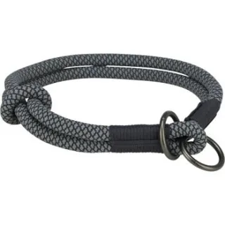 Trixie Soft Rope Zug-Stopp-Halsband schwarz L-XL