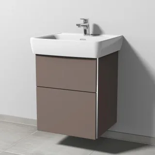 Sanipa 3way Waschtischunterbau zu Laufen Pro A Waschtisch mit 2 Auszügen, Taupe-Matt BP7551T