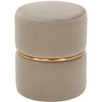 Duhome Hocker (9123), Schminkhocker Samt Gepolsterter