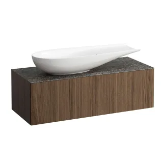 LAUFEN Waschtischunterschrank und Waschtischplatte ALESSI 500x1200x370 H4323240976301