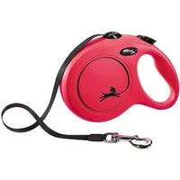 flexi Flexileine FLEXI Rollleine New CLASSIC Gurt - 8m, bis 50kg Farbe: Rot