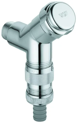 GROHE WAS-Anschlussv. Schrägsitzausf. 41015 Design-Gr. DN15 m. RV chrom 41015000