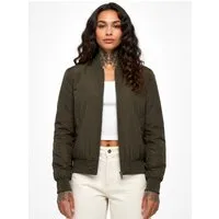 urbandreamz Bomberjacke Damen leichte Bomberjacke Jacke Sommer Frühling Übergangsjacke Seitentaschen, wasserabweisend, waffelartige seitliche Einsätze