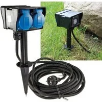 ChiliTec Gartensteckdose wassergeschützt, IP44