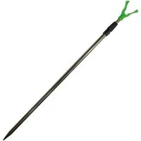 Behr Rutenhalter Rutenständer EDELSTAHL Teleskop V Halter Rutenhalter 75 bis 115