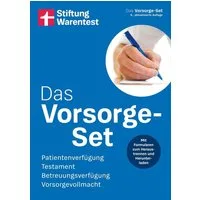 Das Vorsorge-Set / diverse, Patientenverfügung, Testament, Betreuungsverfügung, Vorsorgevollmacht, Mit Formularen zum Heraustrennen und Herunterladen