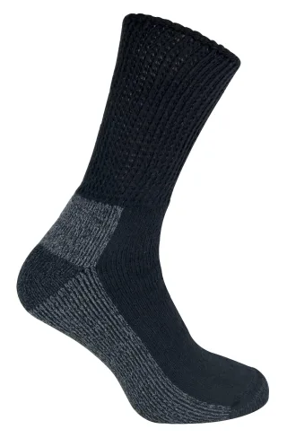 3 Paar Herren Loose Top Komfort gepolstert Baumwolle Diabetiker Arbeit Socken