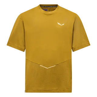 SALEWA - Pedroc Dry'Ton Hybrid T-Shirt Herren - Grün (Gr.52)