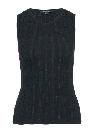 comma - Strickpullunder blau - Gr. - 34