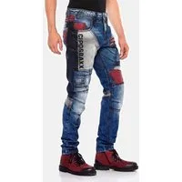 Cipo & Baxx Regular-fit-Jeans Jeans im extravaganten Design, CD574