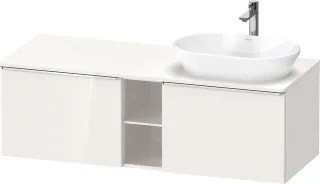 Duravit D-Neo Konsolenwaschtischunterbau wandhängend Weiß Hochglanz 1400x550x459 mm - DE4950R1022000 DE4950R10220000