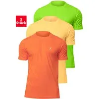CFLEX Trainingsshirt Herren Sport Shirt 3er Pack - Fitness T-Shirt Sportswear Collection