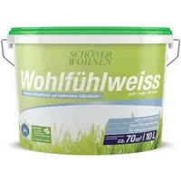 SCHÖNER WOHNEN FARBE Wand- und Deckenfarbe 237924, hoher Weißheitsgrad, Mineralisch, Lösemittelfrei