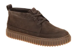 Clarks 26184694-7 TORHILL_LaceHi dark brown Herren Halbschuhe Chukka Boots Ec...