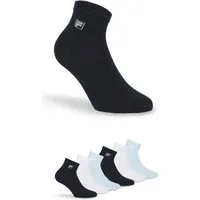 Fila Kurzsocken UNISEX QUARTER PLAIN SOCKS (6 Paar) mit Logo-Schriftzug